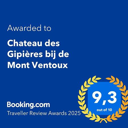 Chateau Des Gipieres Bij De Mont Ventoux Montbrun-les-Bains Exterior photo